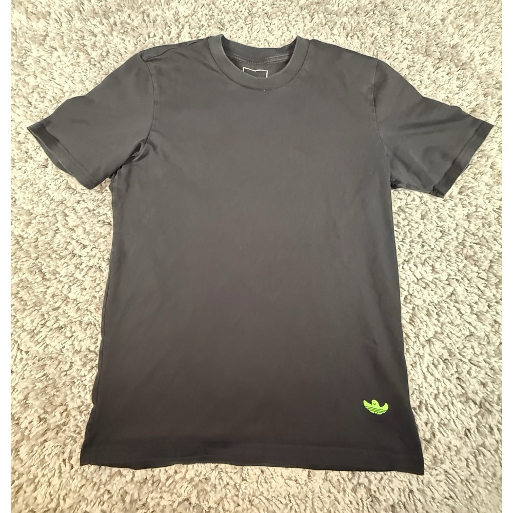 Adidas Mark Gonzales Shmoofoil Computer World T-Shirt‎ Size Small Black & Green